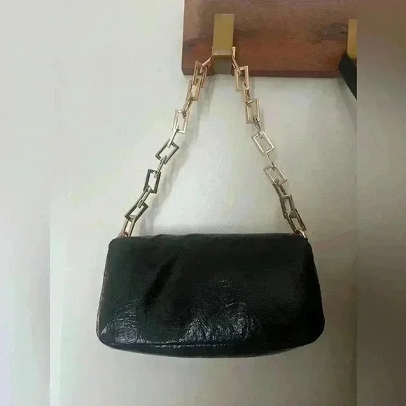 Simon Puffy Faux Leather Shoulder Bag - Picture 7 of 8